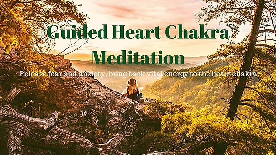 Guided heart chakra meditation -  bring in vital energy to the heart chakra.